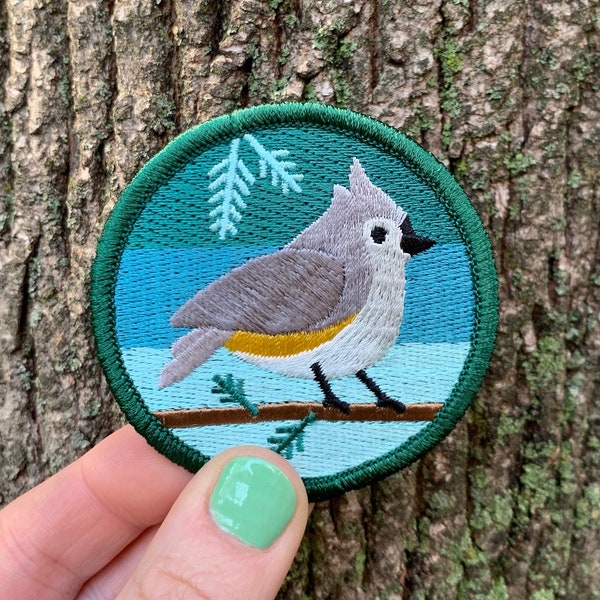 Tufted Titmouse patch