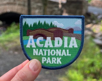 Acadia National Park Patch (Carriage Road, Jordan Pond Bridge, Maine)