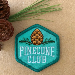 Pinecone Club Patch with optional membership kit image 2