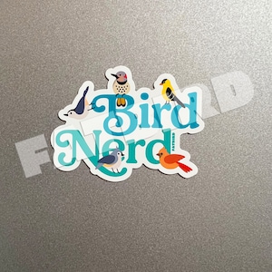 Bird Nerd magnet (3.5 inch)