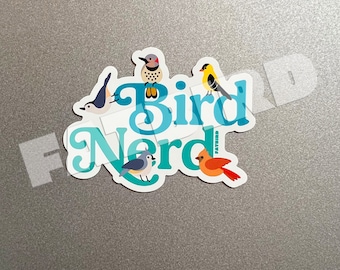 Bird Nerd magnet (3.5 inch)