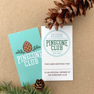 Pinecone Club Patch with optional membership kit image 9