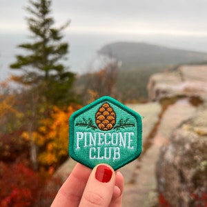 Pinecone Club Patch with optional membership kit image 7