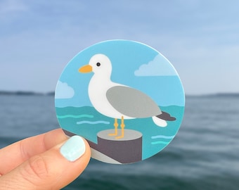 Seagull Vinyl Sticker (2.5 inch)