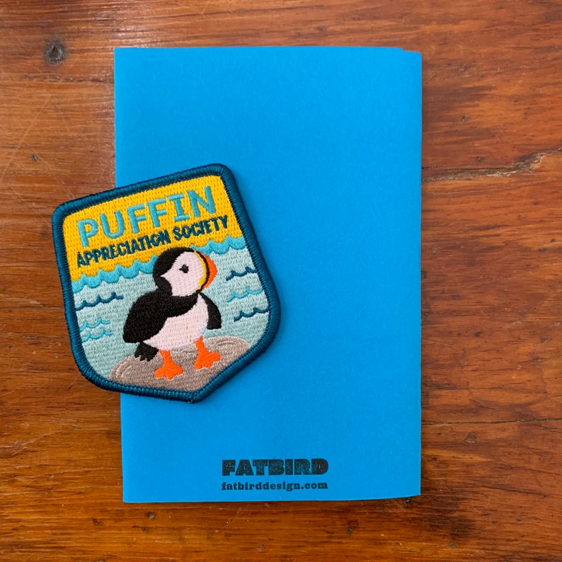 Puffin Appreciation Society Patch with optional membership kit image 6