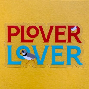Plover Lover: Piping Plover sticker 3 inch image 2