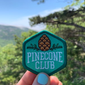 Pinecone Club Patch with optional membership kit image 5