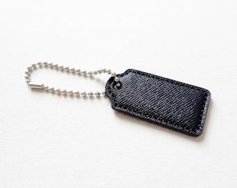 Coach lederen hangtag vervanging met aangepast monogram!