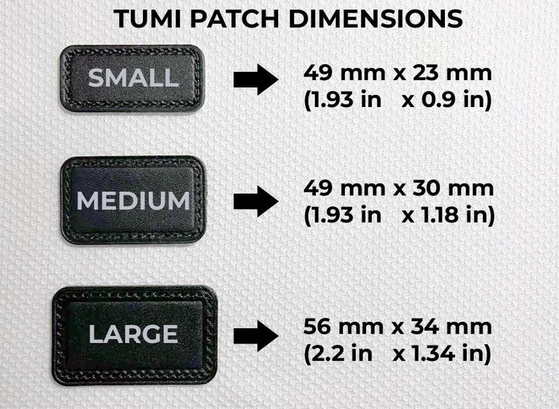 TUMI Monogram Patch Personalization! - Etsy