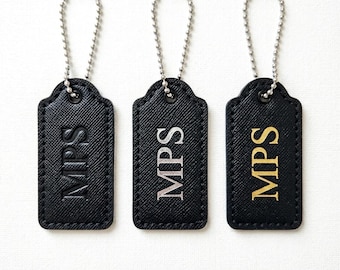 Coach lederen hangtag vervanging met aangepast monogram!