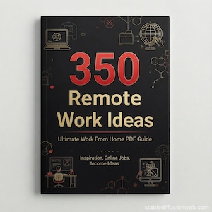 350 Remote Work Ideas | Ultimate Work From Home PDF Guide | Online Jobs Inspiration