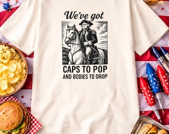 Camiseta divertida de George Washington para el 4 de julio, camiseta con humor patriótico, ropa para el Día de la Independencia.
