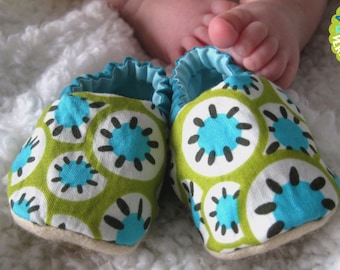 Baby Hausschuhe Schnittmuster, Schnittmuster Unisex Baby Schuhe, Kinder Schnittmuster pdf, 7 verschiedene Größen / Modèle de couture Chausson Enfant