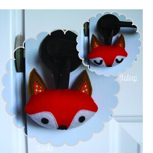 Fox Stuffed Toy Sewing Pattern | Printable Pdf File Stuffed Woodland Animal | Do Not Disturb | Easy to Sew Soft Felt Toy Tutorial