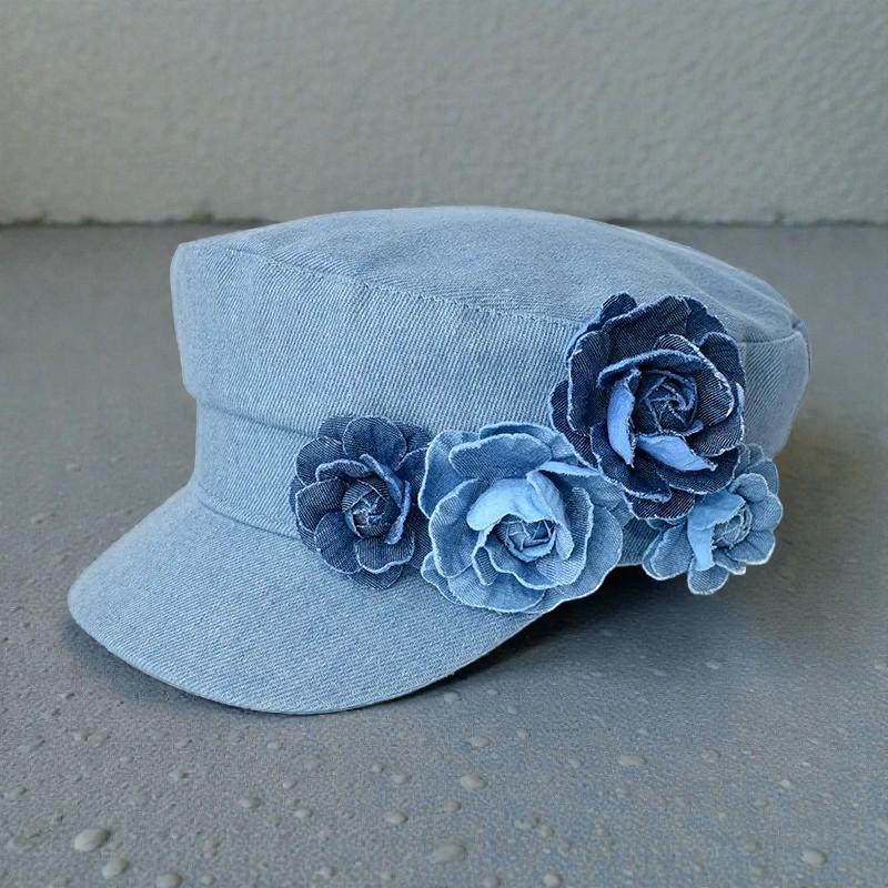 Denim Beret - Etsy display picture 2