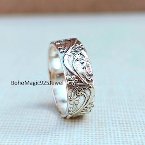 925 Silver Sterling Ring, Women Jewelry, Thumb Ring