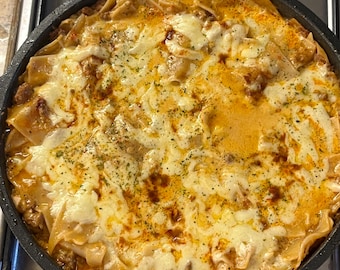 Easy One-Pot Stovetop Lasagna Recipe | Easy Downloadable PDF | Printable Homemade Crowd-Pleaser | Digital Printout