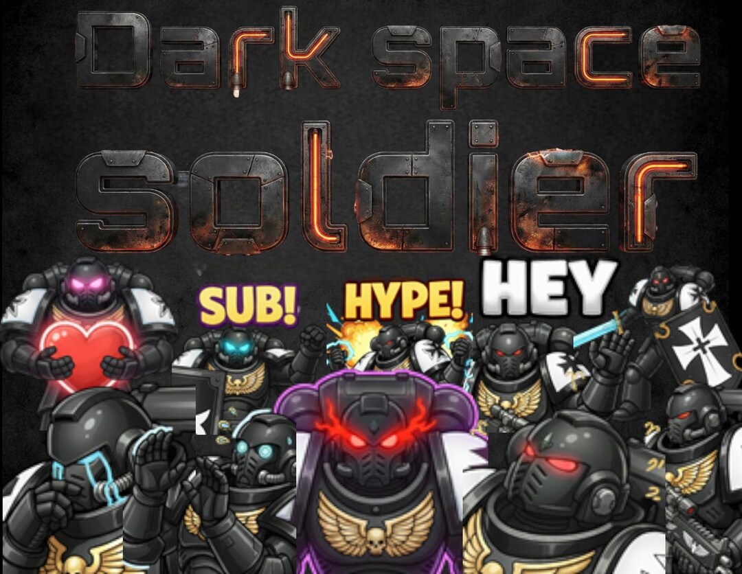 Twitch Emotes | 11 Templar Dark Space Soldier | 112x112 | Fanart ...
