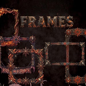 15 Twitch Overlay Chaotic Frames - Chaotic Frame for Stream Overlay | fanart | inspired