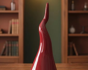 Corno Portafortuna napoletano artigianale.Scultura  ceramica di  design. Idea regalo personalizzabile. Portafortuna Made in Italy.