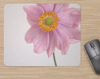 Floral Mouse Mat | Gift for a Gardener | Flower Mouse Mat | Pink Mouse Mat | Floral Mousepad | Office Gift | Desk Accessories | Desk Gift