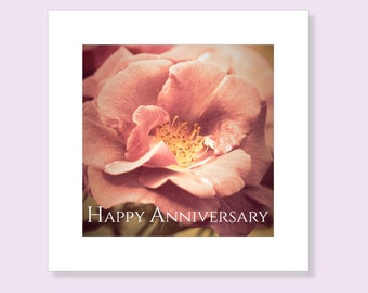 Carte d'anniversaire de mariage | Carte d'anniversaire fleurie pour elle | carte d'anniversaire de roses | Anniversaire d'une femme | À vous deux | Anniversaire de couple