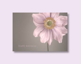 Carte d'anniversaire florale pour elle | Carte de jardinage | Jolie carte de fleurs | Carte d'anniversaire femme | Carte de voeux florale | Joyeux Anniversaire Carte