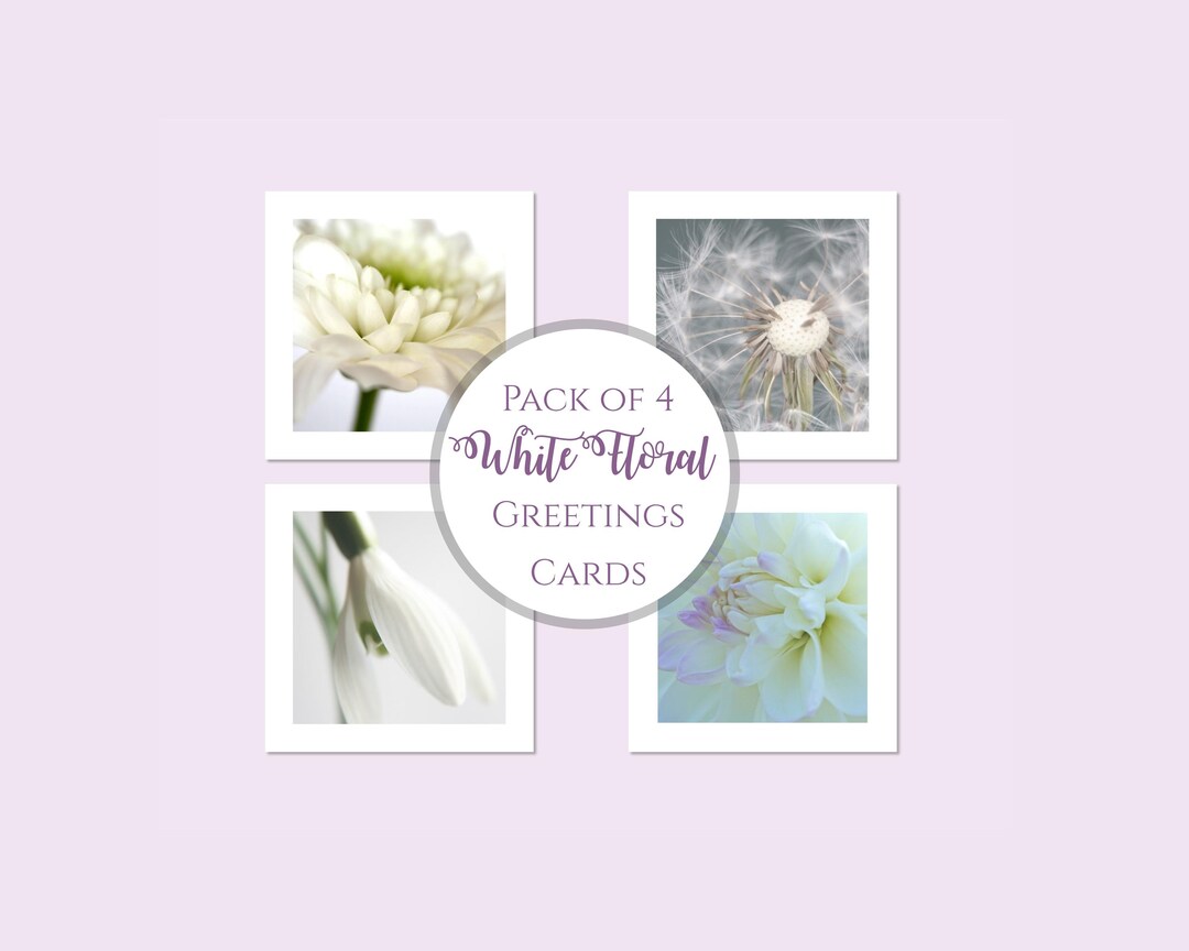 Photo Cards | Flower Notelets | Photo Greeting Cards Pack | Flower ...