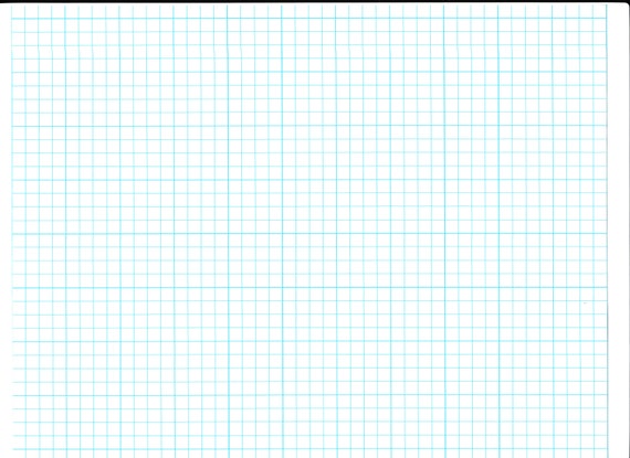 25 Pack of Large Sheet Format 1/4 Graph Paper 24 x 18 Blue