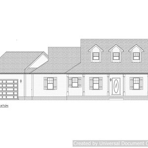 Full set of Single Story 3-bedroom building plans 1,734 sq ft