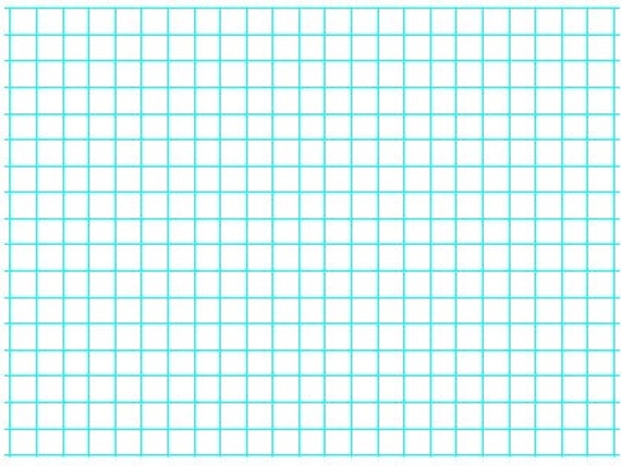 10 Pack of Large Sheet Format 1 Graph Paper 24 X 18 Blue Lines 