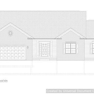 Full set of Two Story 3-bedroom building plans 2,252 sq ft