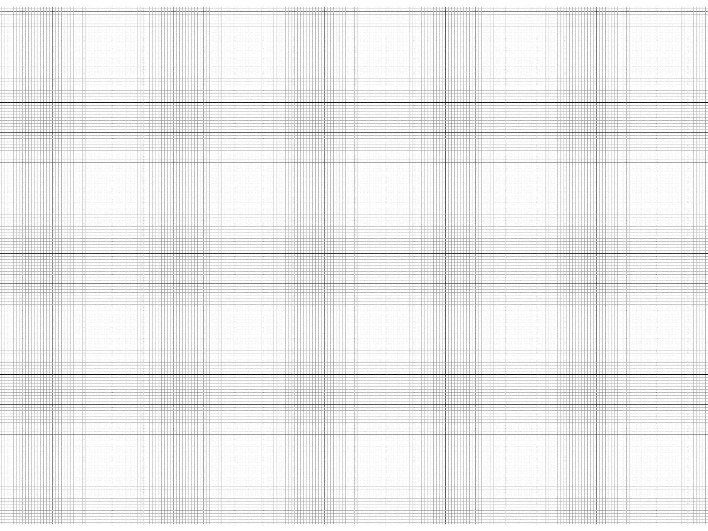 25 Pack of Large Sheet Format 10th of an Inch Graph Paper 24