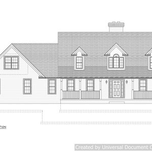 Full set of Two Story 4-bedroom building plans 2,944 sq ft