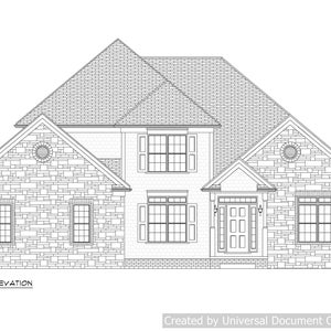 Full set of Two Story 4-bedroom building plans 2,819 sq ft