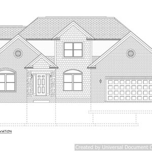 Full set of Two Story 4-bedroom building plans 2,950 sq ft