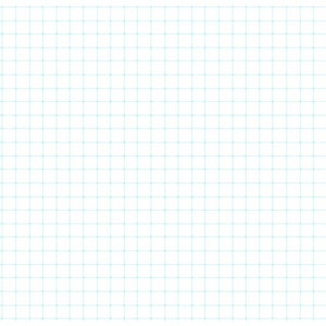 10 Pack of Large Sheet Format 1 Graph Paper 24 X 18 Blue Lines 