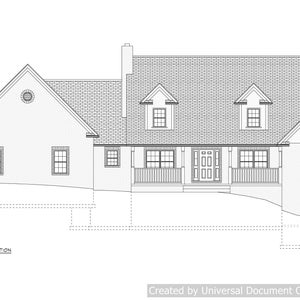Full set of Two Story 5-bedroom building plans 2,820 sq ft