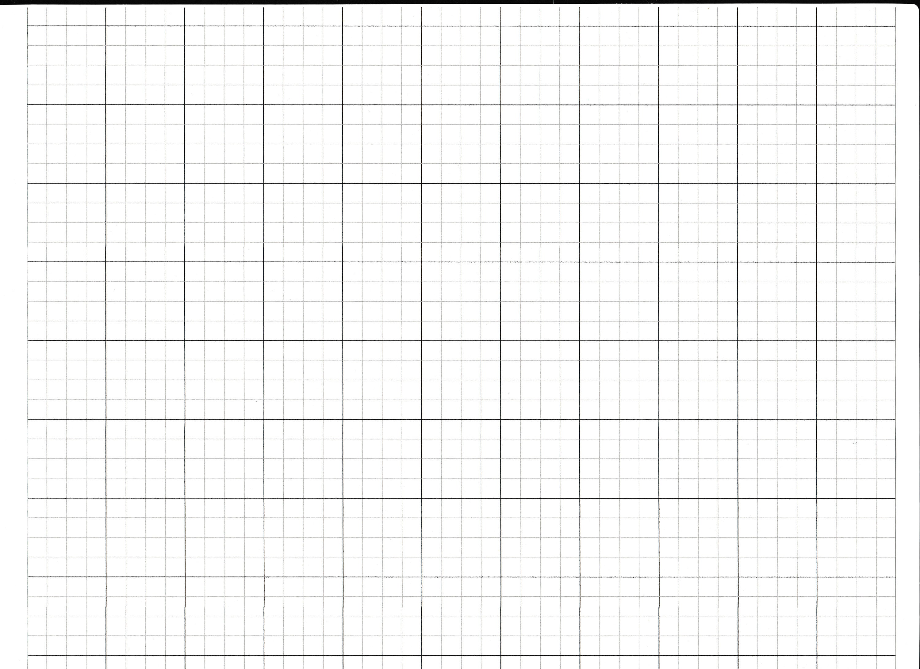 25 Pack of Large Sheet Format 1/4 Graph Paper 36 X 24 Black Lines 