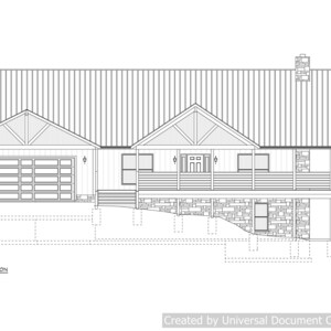 Full set of Single Story 3-bedroom building plans 2,244 sq ft