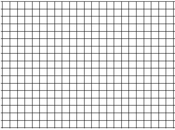 10 Pack of Large Sheet Format 1 Graph Paper 24 x 18 Black Lines