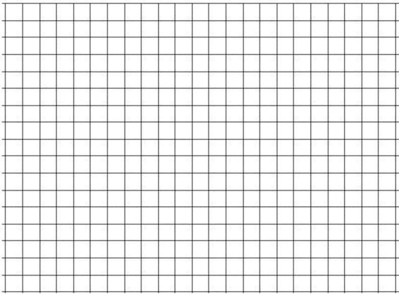 10 Pack of Large Sheet Format 1 Graph Paper 24 x 18 Black Lines image 1