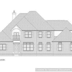 Full set of Two Story 4-bedroom building plans 3,181 sq ft