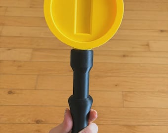 Contactless Pay Wand Mario Coin, Tap to Pay Wand, RFID Card Holder, Theme Park Payment Wand, 3D Printed Gift