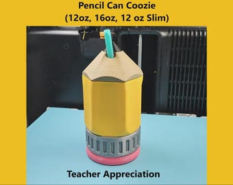 Pencil Can Coozie