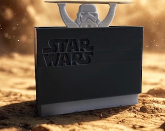 Dispensador de palillos inspirado en Stormtrooper / Decoración de cocina de ciencia ficción / Soporte para palillos original / Regalo para geeks