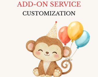 We Edit It For You – Birthday Invitation Add-On | Personalized Digital Birthday Invite