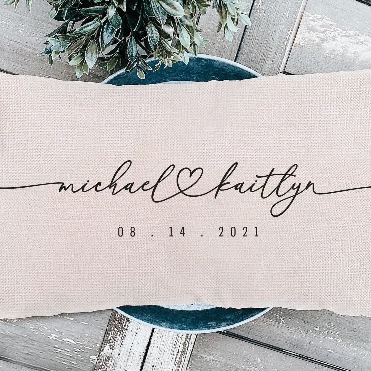 Pillow With Couples Name Established Date Custom Pillow Wedding Gifts Personalized Pillow Gift for Couples Engagement Gift Idea - Etsy
