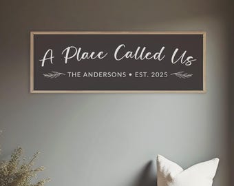Personalized Last Name Wood Sign: Custom Wedding Gift With Established Date