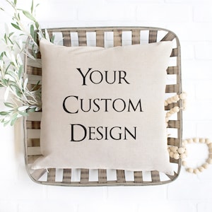 Custom Throw Pillow Covers - Custom Design Pillow Case - Your Custom Here - Personalized Pillow For Wedding Gift - Custom Pillow